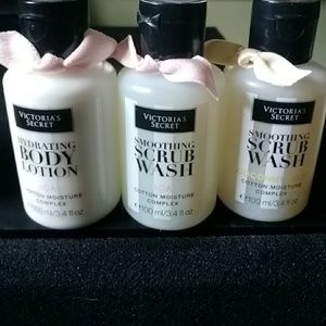 Victoria's Secret body lotion and scrub wash